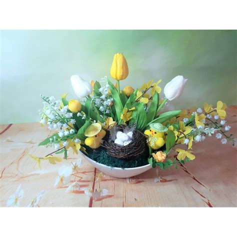 Easter floral arrangement, Easter table decor, Easter floral - Inspire Uplift