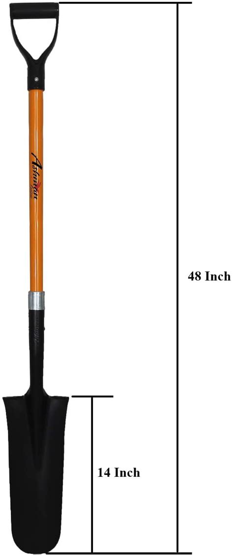 Buy Ashman Online Drain Spade Shovel 48 Inches Long Spade With