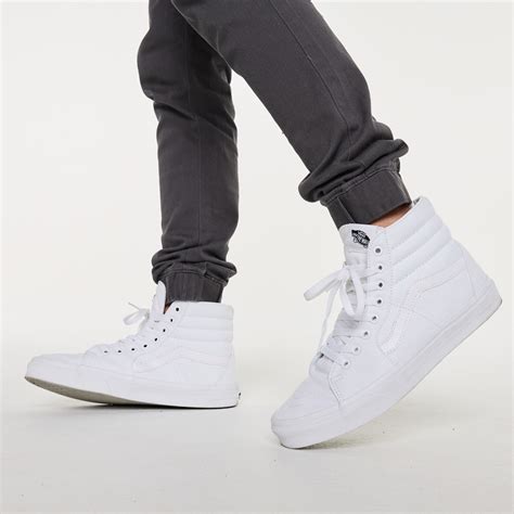 Vans Sk8-Hi Skate Shoe - White | Journeys