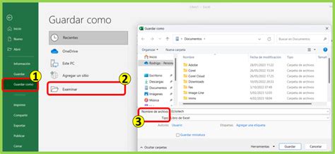 Guardar Archivos Excel Con El Teclado