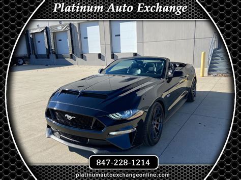 Used 2019 Ford Mustang Gt Premium Convertible For Sale In Mount Prospect Il 60056 Platinum Auto