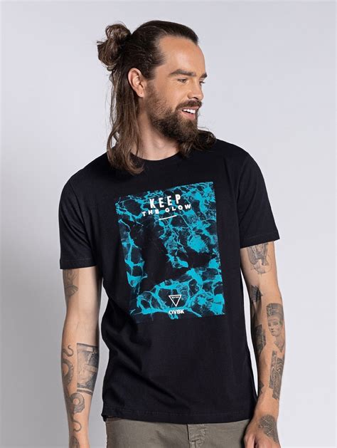 Camiseta Masculina Manga Curta Preta