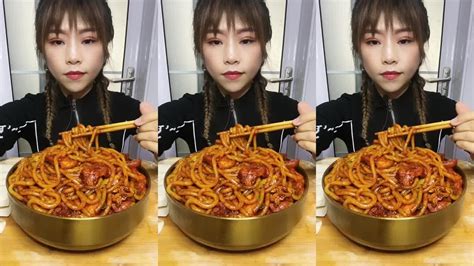 ASMR MUKBANG Super Hot Seasoned Chicken Cheese Kimchi Fried Food Enjoying YouTube