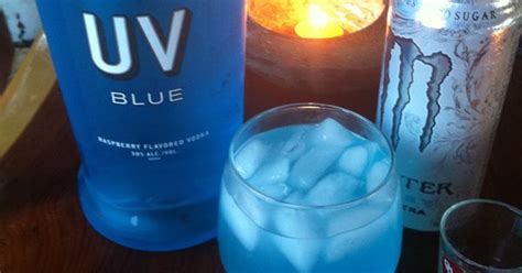 Blue Wave 8 Oz White Monster 1 2 Shots Raspberry Vodka Brand