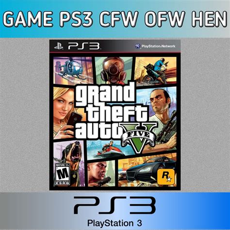 Jual Game PS3 PKG CFW OFW HEN GTA Grand Theft Auto V Shopee Indonesia