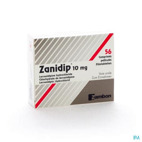 Zanidip Comp X Mg Apotheek Thiels