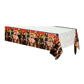 Wwe Table Cover My Party Box Wwe Wrestling Party Supplies