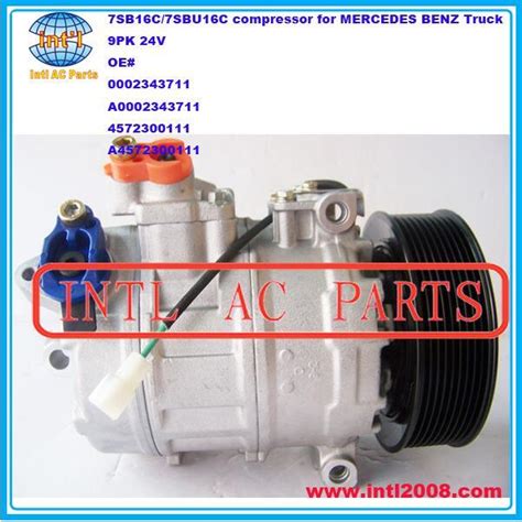 A4572300111 Denso 7sb16c 7sbu16c AC Compressor For Mercedes Benz Axor