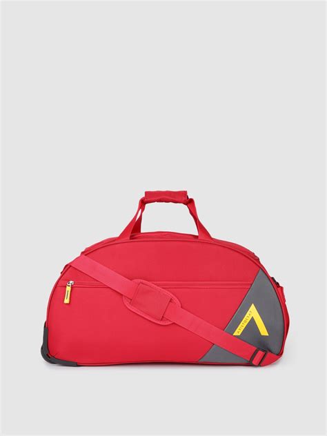 Buy Aristocrat Unisex Red Spark Medium Duffel Trolley Bag - Duffel Bag ...