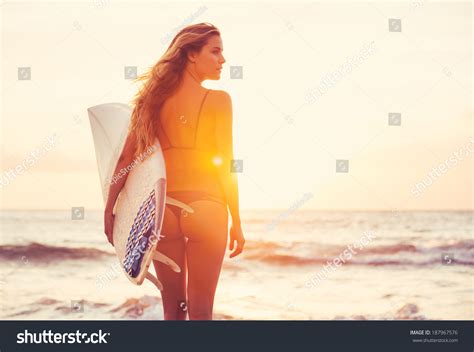 20 161 Surfer Girl Bikini Images Stock Photos Vectors Shutterstock