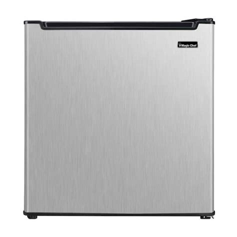 Magic Chef 1 7 Cu Ft Mini Fridge In Stainless Steel Freezerless