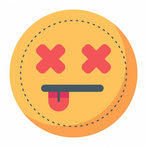 Dead, death, emoji, emoticon icon - Download on Iconfinder