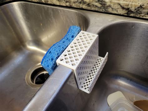 I Designed A Sponge Holder For A Divided Kitchen Sink Stl In Comments