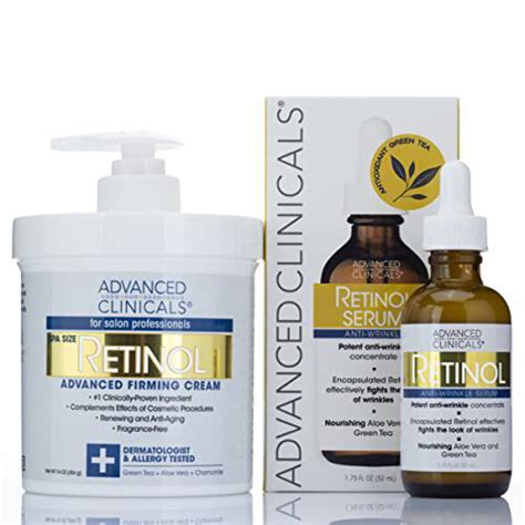 Advanced Clinicals Retinol Skin Care Set Value Set Of Anti Aging Body