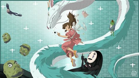 Wallpaper Ilustrasi Anime Spirited Away Naga Princess Mononoke Hot Sex Picture