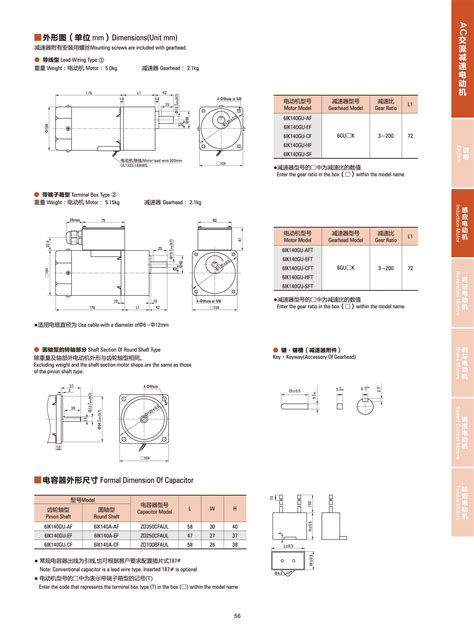 140W 感应可逆电机 深圳市鼎弘传动设备公司