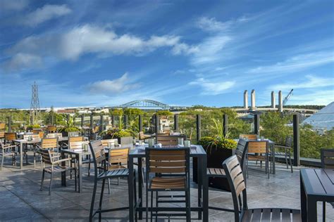 Rooftop At The Envio Patio Restaurant In Portsmouth Nh The Vendry