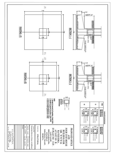 Foundation Details | PDF