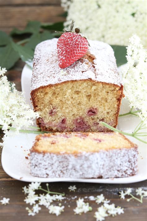 Plumcake Alle Fragole E Fiori Di Sambuco Senza Lattosio Le Ricette