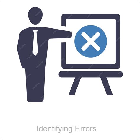 Premium Vector | Identifying errors and appearance icon concept