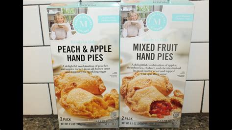 Martha Stewart Kitchen Hand Pies Peach And Apple And Mixed Fruit Review