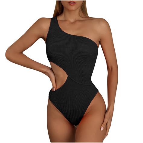 Wamans Cute One Piece Swimsuit For Women Swimsuit Sexy Shoulder Bikini