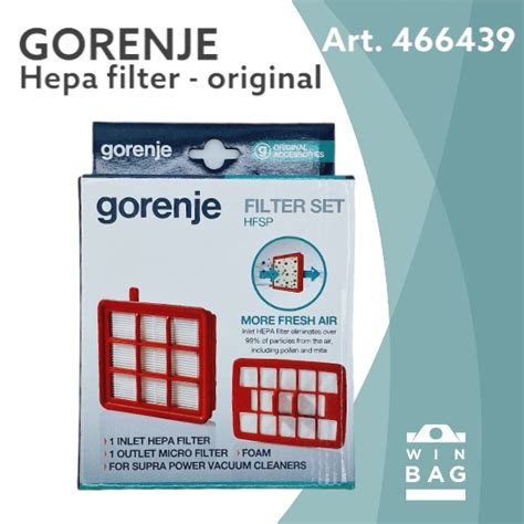 Hepa Filter Gorenje Vc Bcyiv Vce Sprcy