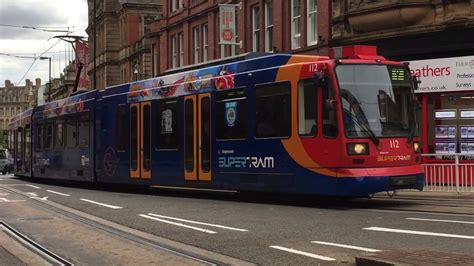 Stagecoach Sheffield Supertram At City Hall From Meadowhall To