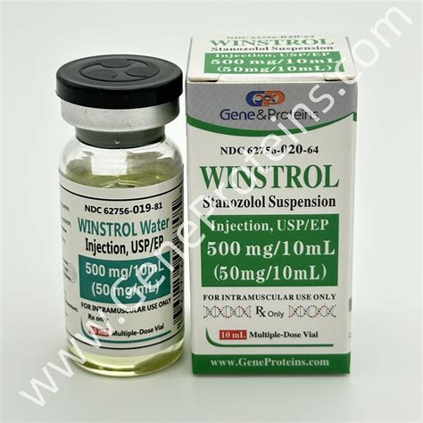 Winstrol Stanozolol Suspension 50mg 10ml Geneproteins Labs Hongkong