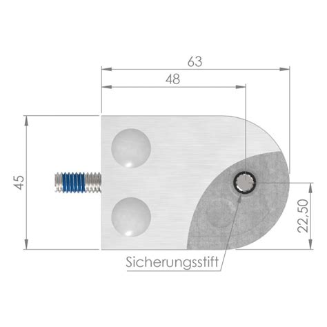 Glasklemme Modell Anschluss F R Mm Rohr Zinkdruckguss Roh