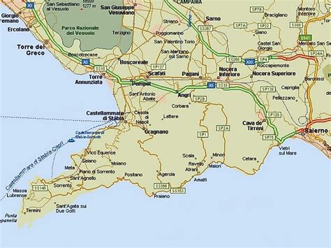 Where Is Amalfi Coast Map