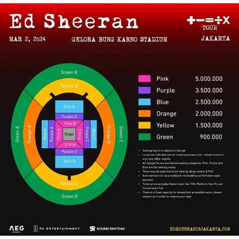 Jual Ed Sheeran Tour Jakarta 2024 Shopee Indonesia