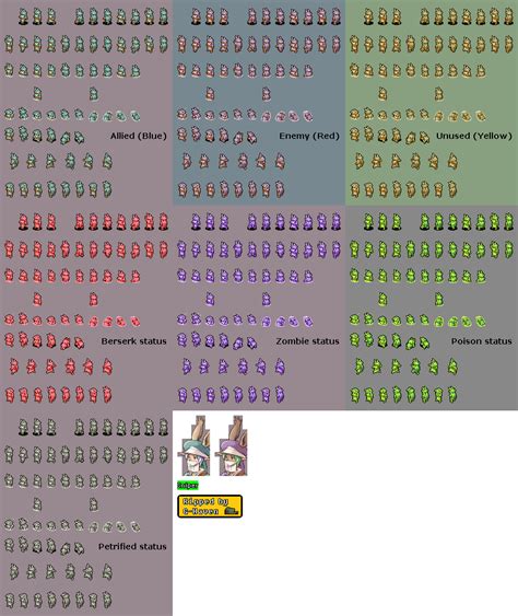 The Spriters Resource Full Sheet View Final Fantasy Tactics Advance