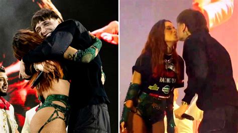 Le gustó el beso con Anitta Peso Pluma rompe el silencio