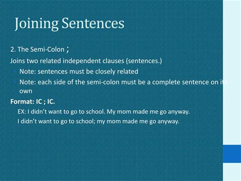 Ppt Joining Sentences Powerpoint Presentation Free Download Id5549237