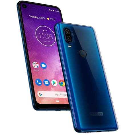 Motorola Moto One Vision Liberado Gb Gb Dual Sim Color Azul