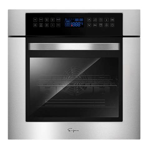 Whirlpool 24 Built In Single Electric Wall Oven Stainless Steel Wos51es4es Best Buy Atelier