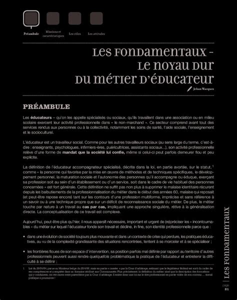 Pdf Les Fondamentaux Le Noyau Dur Du M Tier D Ducateur Dokumen Tips