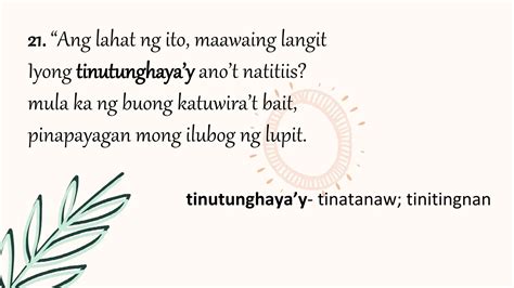aralin  saknong   mga hinagpis ni florantepptx