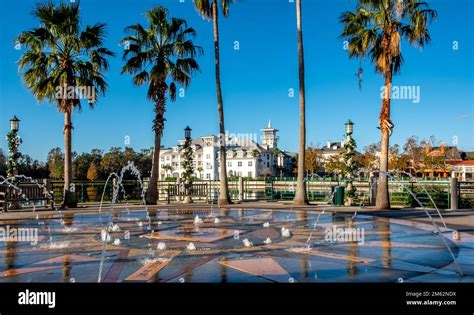 Fountain in downtown Celebration Florida Stock Photo - Alamy