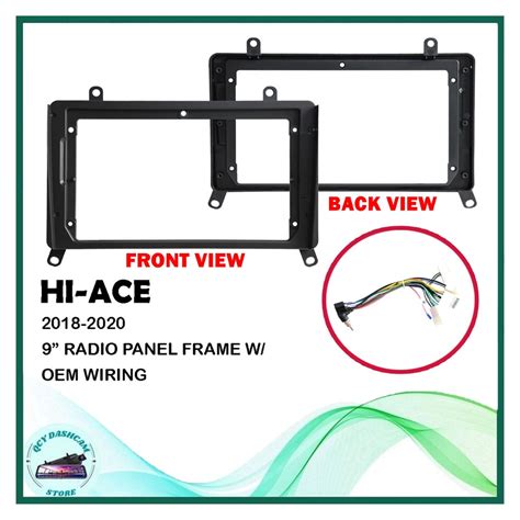 Inch Car Fascia For Hi Ace Head Unit Fascia Radio Frame