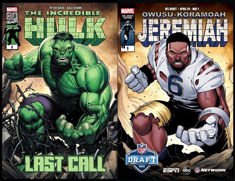 Espn And Marvel Create Custom Comic Book Covers For Nfl Draft