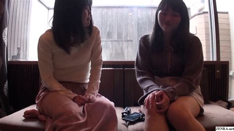 Japanese Lesbian College Friends Come Out To Each Other At Bathhouse