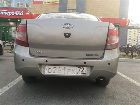 Парктроник + регистратор — Lada Гранта, 1,6 л, 2012 года | электроника ...