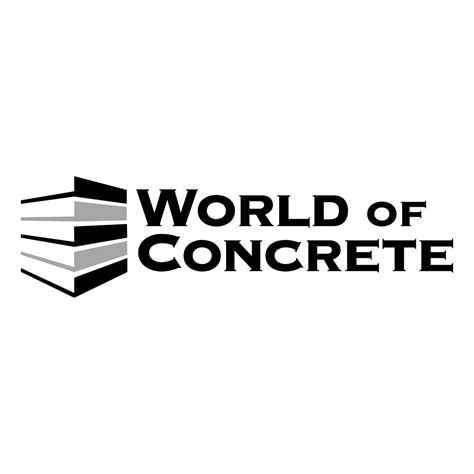 world  concrete logo black  white brands logos