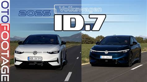 2025 Vw Id7 Aquamarine Blue And Glacier White Driving Eksterior Interior Youtube