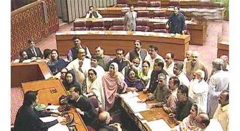 National Assembly Witnessed Scenes Of Chaos Urdupoint