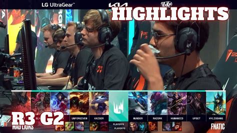 Mad Vs Fnc Game Highlights Round Playoffs S Lec Summer