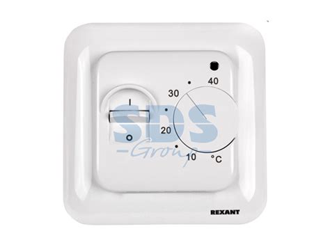 Терморегулятор механический с датчиком температуры пола, белый R70XT ...
