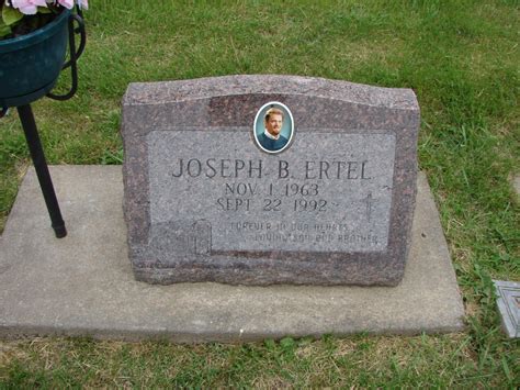 Joseph B Ertel 1963 1992 Find A Grave Memorial